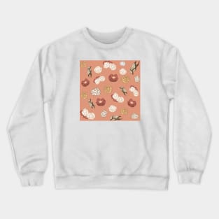 Vintage rose flower pattern Crewneck Sweatshirt